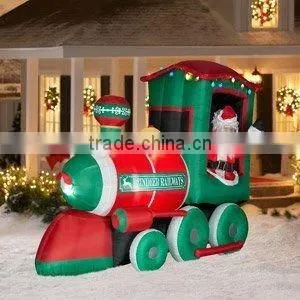 2012 Inflatable Santa Christmas Train thumbnail-1