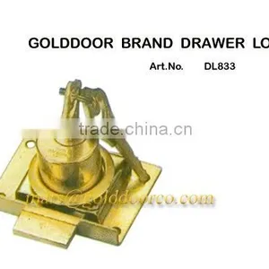 Golddoor Brand Drawer Lock / Furniture Lock (DL833) thumbnail-1