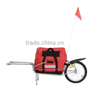 Single Wheel Foldable Bicycle Cargo Trailer thumbnail-1