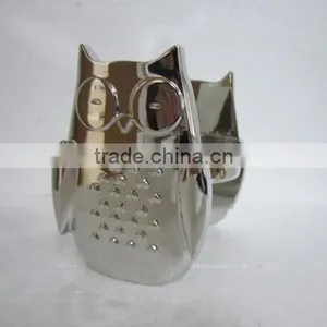 Metal Decorative Christmas Candle Holders Owl Tea Light Candle Holder thumbnail-1