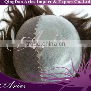 Top Quality Human Hair Toupee for Men /natrual Hairline Mens Toupee Cheap Real Human Hair Toupee for Men thumbnail-3