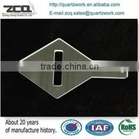 CNC Machined Perforated Sqaure Shape Quartz Glass Sheet thumbnail-1