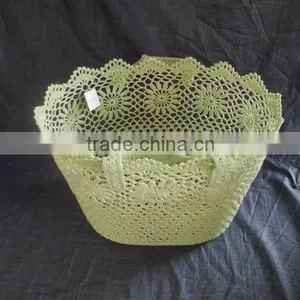 Manufacturers Selling Handmade Cotton Simple Fashion Hook Flower Hand Basket thumbnail-1