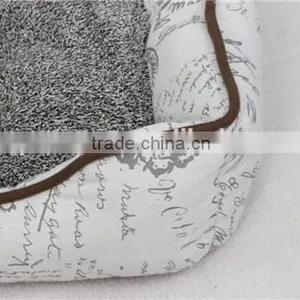 Durable &Breathable Dog Bed Linen Fabric With Vintage Printing Square Style thumbnail-6