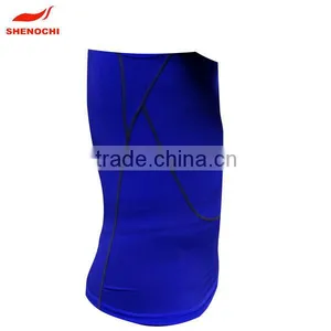 Blue Compression Polyester Polo Wear thumbnail-3