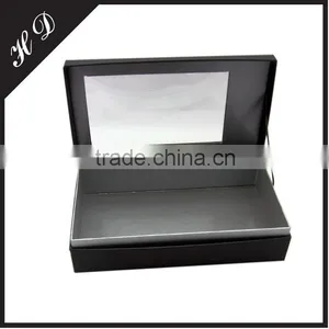 Top Quality Hinged Scarf Packaging With Clear Lid thumbnail-2