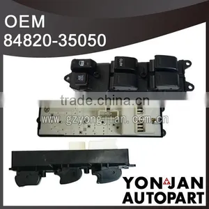 Master Switch Assy, Power Window Regulator OEM 84820-35050 thumbnail-3
