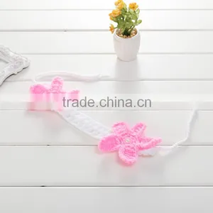 Knitting Cotton Wool Mermaid Outfit For Newborn Baby,Starfish Mermaid Photo Costume Set thumbnail-5