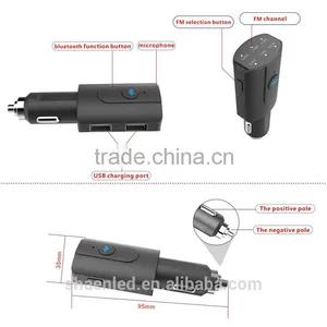 2016 New Arrival New Design Vehicle-mounted Bluetooth Hands Free FM Emitter thumbnail-5