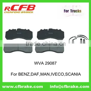 Heavy Truck Brake Pad 29087-use for Actros,Atego,Axor,Citaro,DAF,MAN,IVECO thumbnail-1