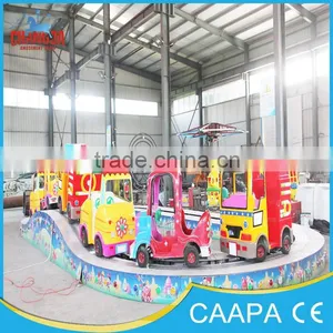 C&Q Amusement Rides, Exciting!! Entertainment Equipment Amusement Park Children Climbing Car Games Kiddie Train Rides thumbnail-1