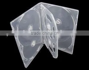 14mm Clear DVD Boxes for 6pcs Discs thumbnail-1
