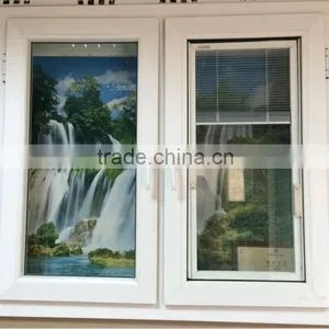 UPVC Glass Window With Blinds Inside thumbnail-2