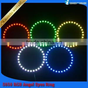 6000K RGB LED Universal Fit Headlight Halo Rings Version 2 for Toyotae thumbnail-1
