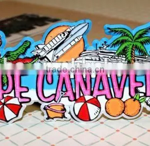 Customized TOURIST SOUVENIR FRIDGE MAGNET,Colorful Printing Magnetic Board,Funny Epoxy Fridge Magnet ---DH20206 thumbnail-1