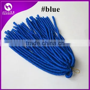 HARMONY 18inch 110grams Burgundy Color Synthetic Hair Synthetic Dread Locks Twist Hair Extensions Dreadlocks Braiding Hair thumbnail-5