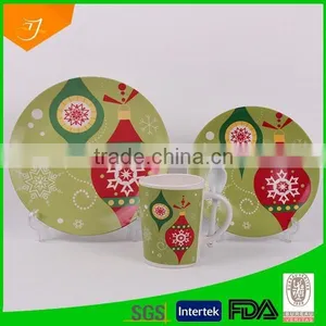 Ceramic Dinnerware, Customized Dinner Set, Porcelain Dinner Ware Set With Christmas Design Quality Choice thumbnail-1