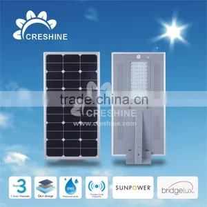 Aluminum Alloy LED Integrated Solar Street Lamps With Li-fe Battery thumbnail-2