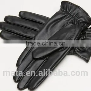 Hot Selling Outdoor Winter Warm PU Leather Touch Screen Gloves For Ladies thumbnail-4