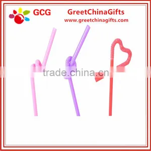 Colorful Flexible Plastic Drinking Straw thumbnail-3