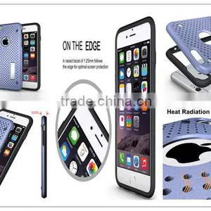 High Quality Hybrid Armor Case Heavy Duty Case For Iphone 6 With Heat Radiation Function thumbnail-1