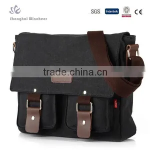 2015 Fashion Canvas Casual Shoulder Long Strap Bag for Make in China thumbnail-6