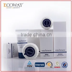 Eco Friendly Hotel Amenities Set Simple Design Travel Kit Paper Cosmetic Box thumbnail-1