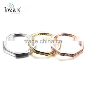 Multi-color Charming Wholesale Jewelry Fashion Diamond Engagement Ring Zircon Ring thumbnail-6
