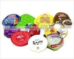 2015 Customized Yogurt Cup Aluminium Foil Lid/ Liner for Sale thumbnail-1