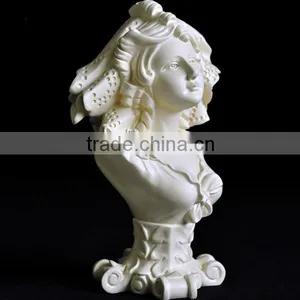 Customizeds Collectible White Woman Sculpture Girl Bust Statue thumbnail-3