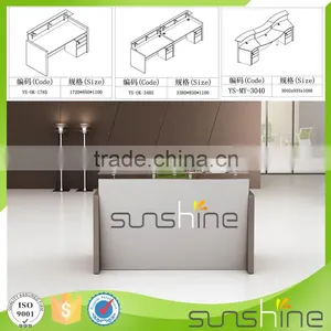 2016 New Design Modern Cheap Small Reception Desk for Salon From China Supplier Sunshine Furniture YS-RCT05 thumbnail-2