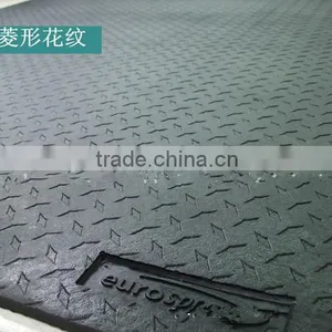 6mm 9mm 12mm Black Rubber Mat , Rubber Sheet Roll Manufacturer thumbnail-1