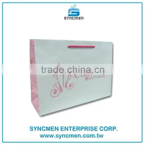 2016 Best Sell White Kraft Shopping Paper Bag/customized Paper Gift Bag/gift Packing Bags thumbnail-1