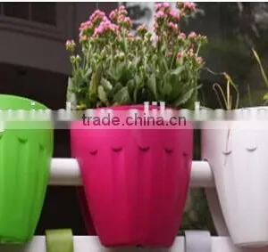 Railing Planter, Flower Pot thumbnail-1