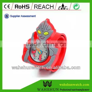 Cute Design 3D Watch Ultraman Slap Watch for Children thumbnail-1