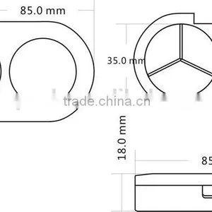 High Quality Cosmetic Eyeshadow Compact Packaging thumbnail-3