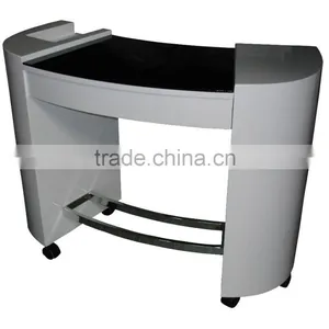 LNE-032 Manicure Table, Nail Desk,Nail Table Nail Salon Manicure Table With Polish Holder Cabinet thumbnail-2