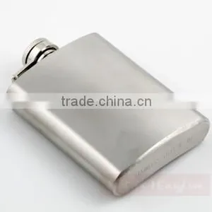 2 - 6 oz Metal Body Material Hip Flask thumbnail-4