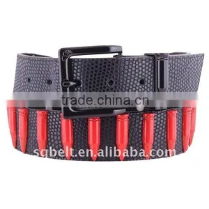 Fashion Men`s Bullet Waist Belt thumbnail-1