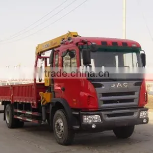 JAC 4x2 6.3 Tons Straight Arm Truck With Crane thumbnail-1