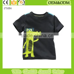 Crocodile t Shirt Animal Kids Animal Kids t Shirt Printing Kids Cartoon T-shirt Cotton Camera T-shirt Children's T-shirt thumbnail-1