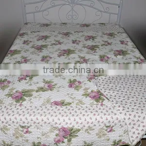 Popular Patchwork Printed Bedspread thumbnail-1