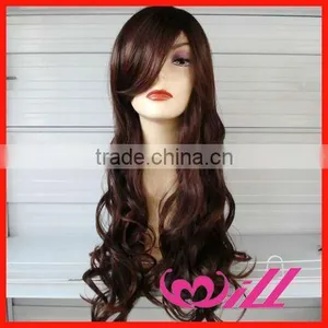 Long Jerry Curl Hair Wigs Curly Synthetic Hair Wig Factory Directly,High Quality & Good Price thumbnail-1