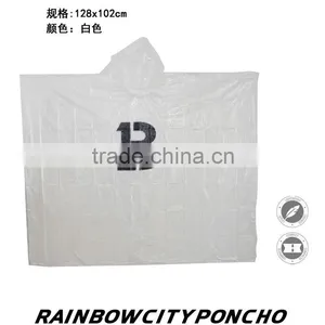 One Time PE Poncho Rain Cape Raincoat thumbnail-1