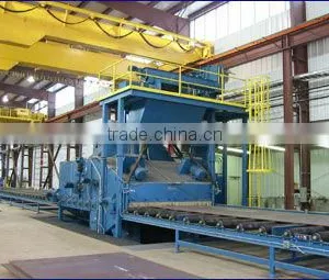 Roller Steel Plate Shot Blasting Machine/Section Bar Cleaning Machine thumbnail-1