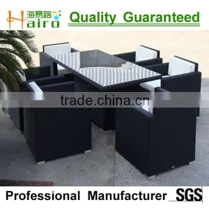 Black Wicker and Popular Outdoor Dining Set thumbnail-1