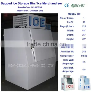 DC-380 Packaged Ice Storage Freezer With Slant Door thumbnail-4