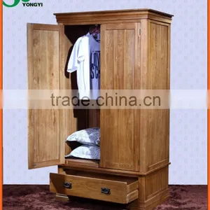2 Door 1 Drawer Gents Wardrobe thumbnail-4