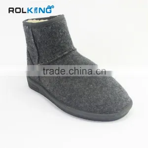 Knee Fashion 100% Wool Felt Boots,woman Shoes thumbnail-3