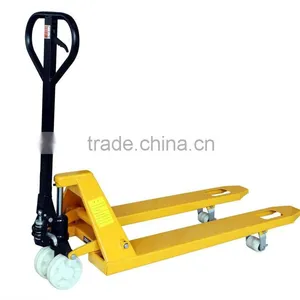 HOT SALE!!!hand Pallet Truck Rubber Wheel (2.5 Ton) thumbnail-1